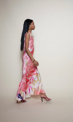Roberto Cavalli S/S 2001 maxi silk dress