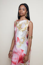 Roberto Cavalli S/S 2001 maxi silk dress