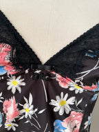 D&g floral slipdress 2000s