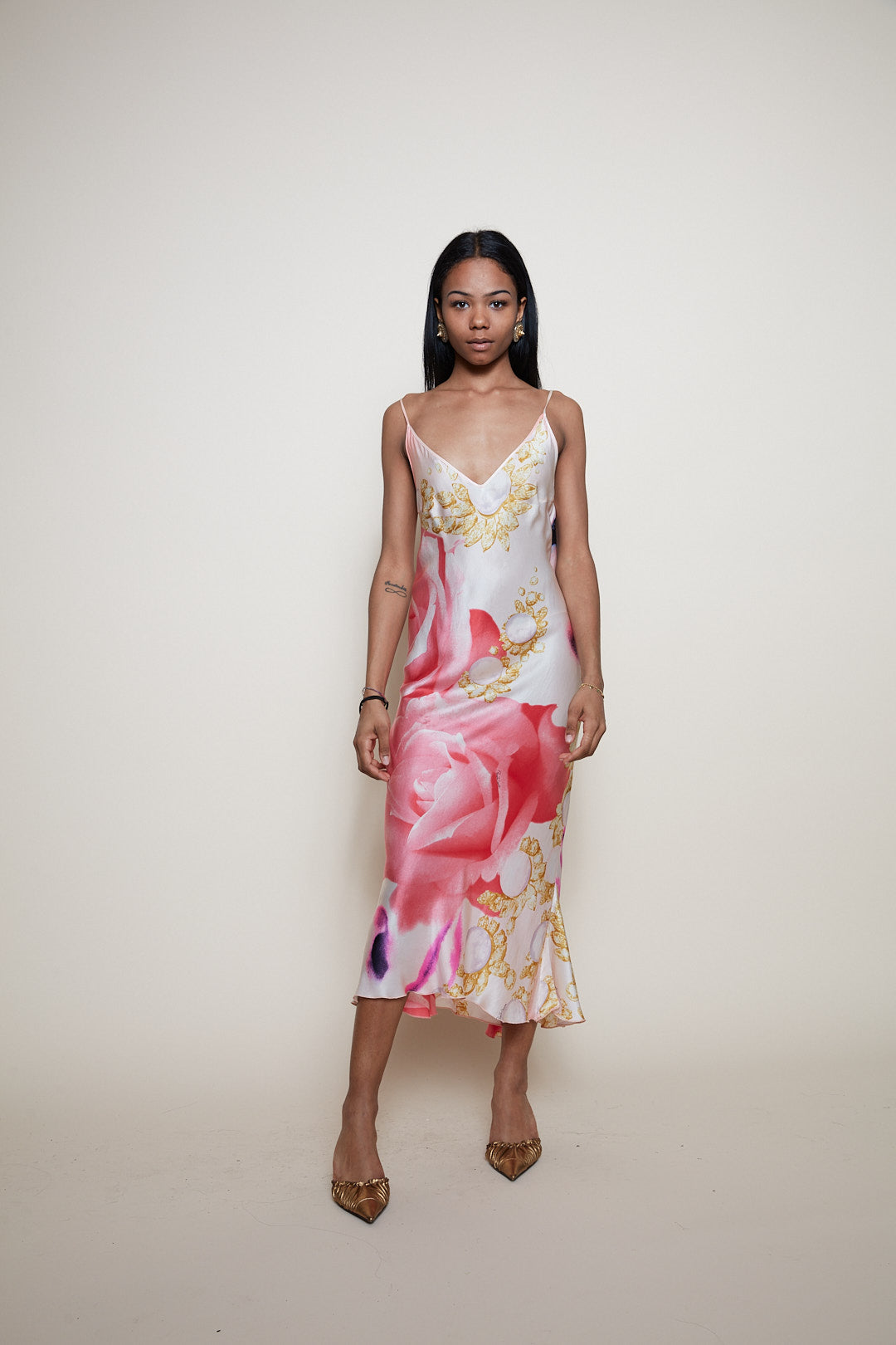 Roberto Cavalli S/S 2001 Runway silk dress