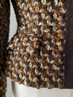 Prada jacket wool bouclè tweed 2000s