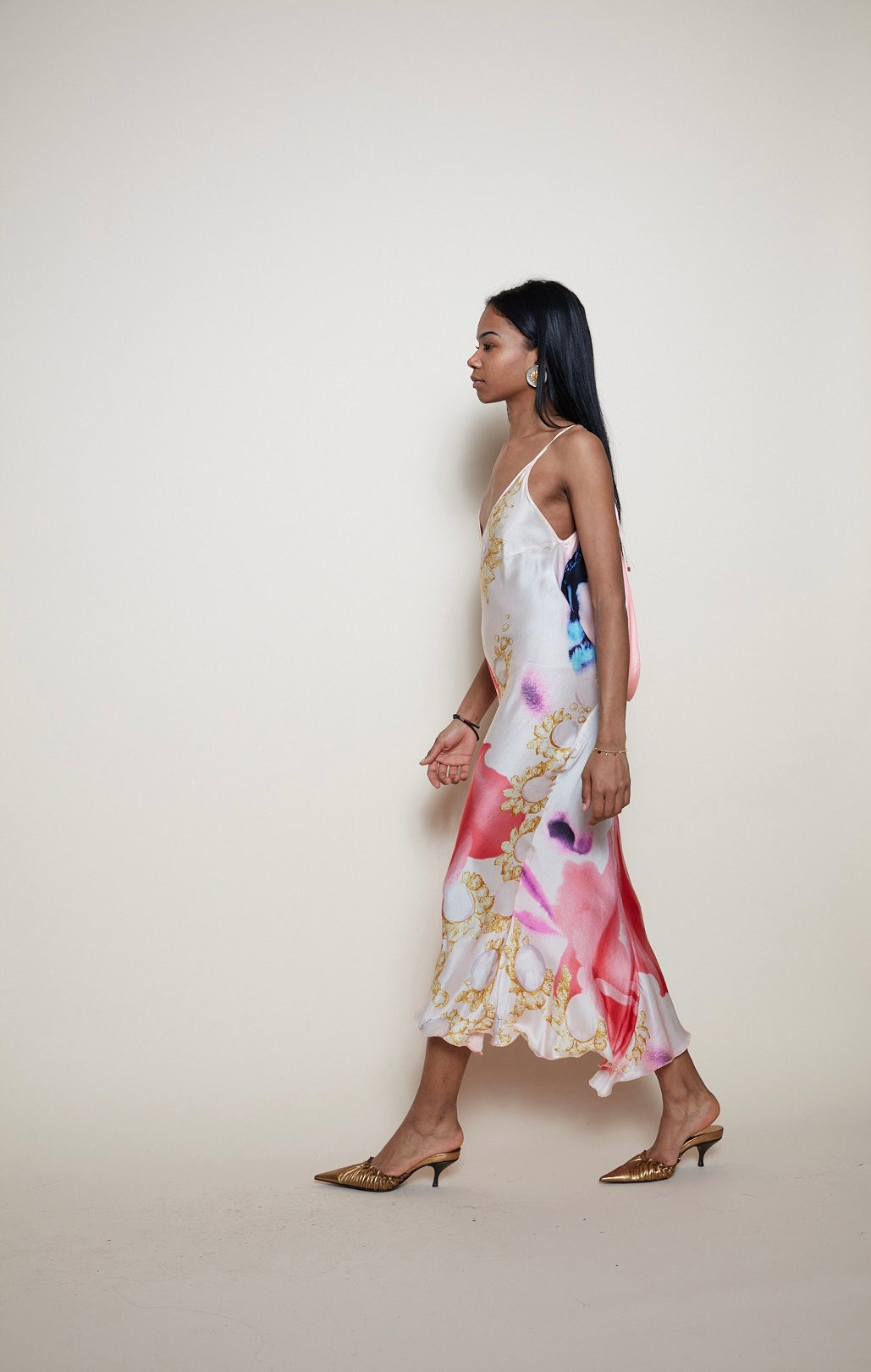 Roberto Cavalli S/S 2001 Runway silk dress