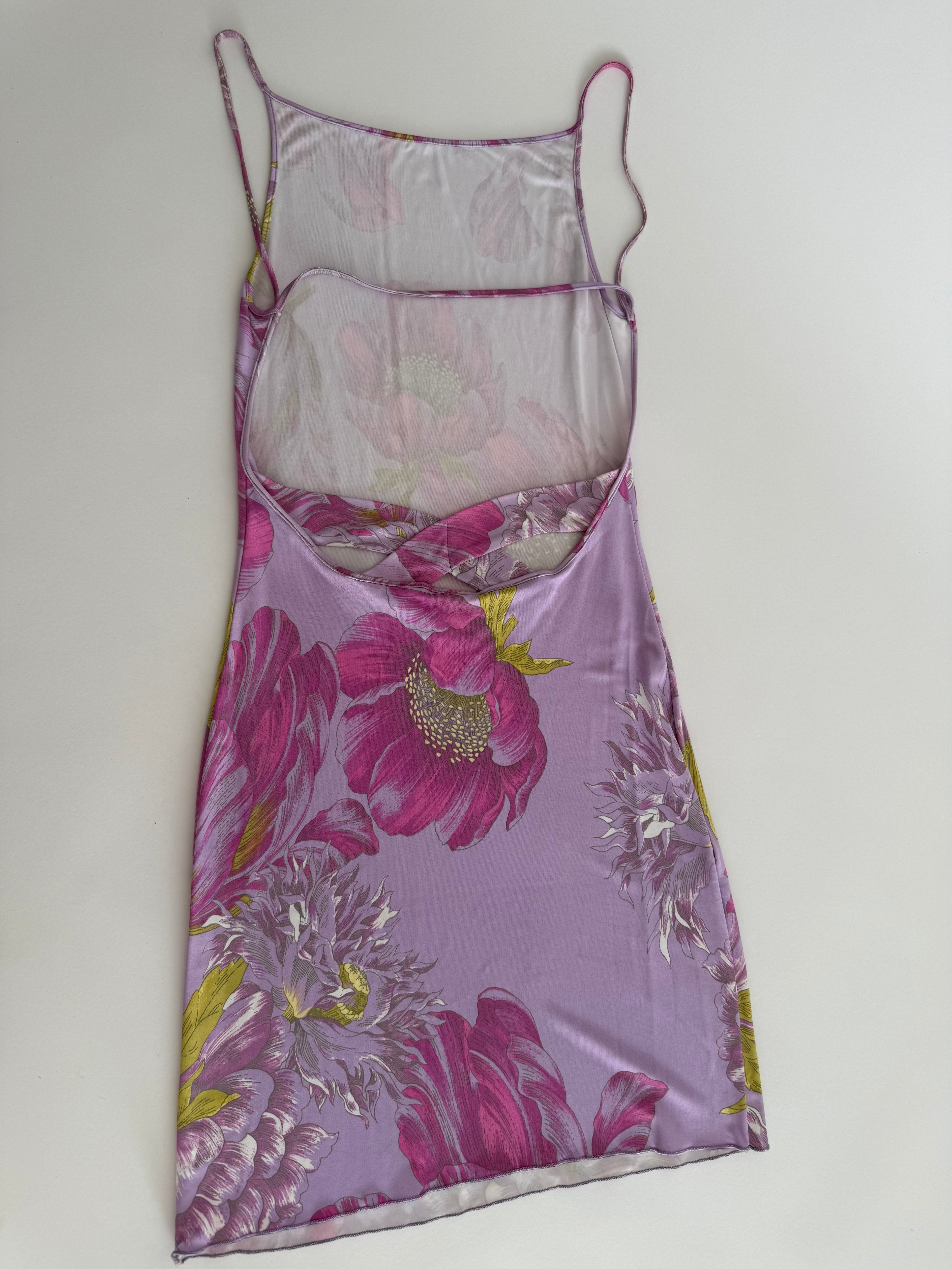 Gianfranco Ferré purple dress 90s
