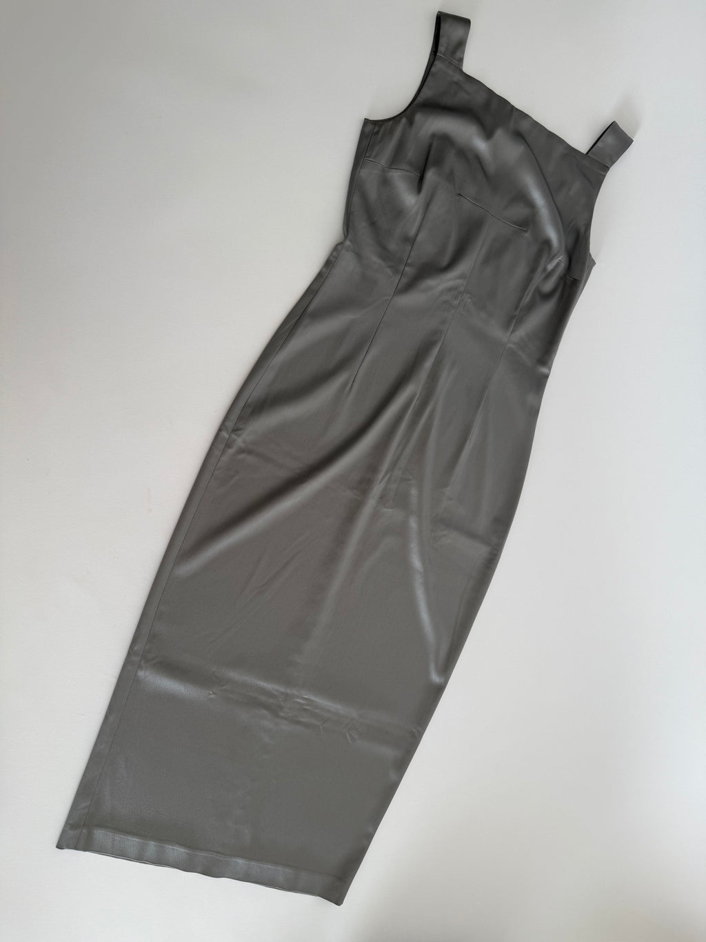 Dolce & Gabbana silver midi dress