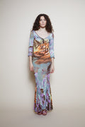 Roberto Cavalli 90s maxi dress