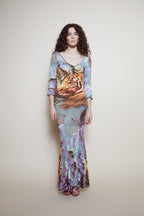 Roberto Cavalli 90s maxi dress