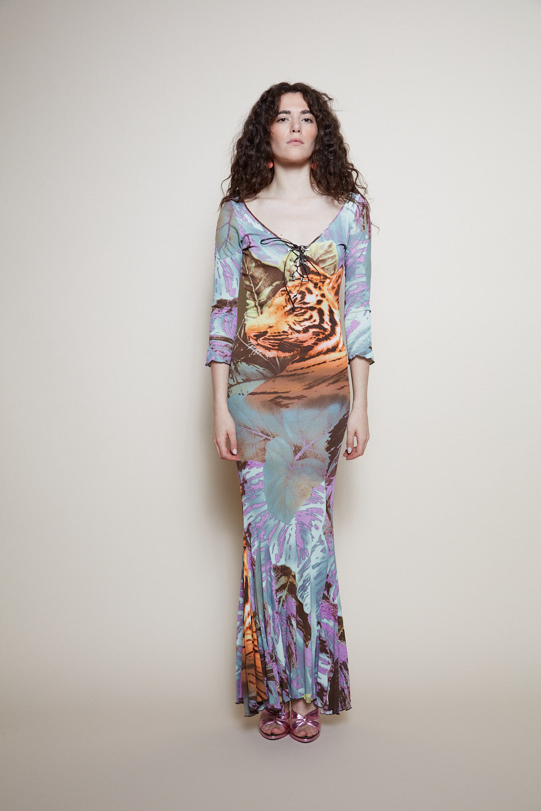 Roberto Cavalli 90s maxi dress