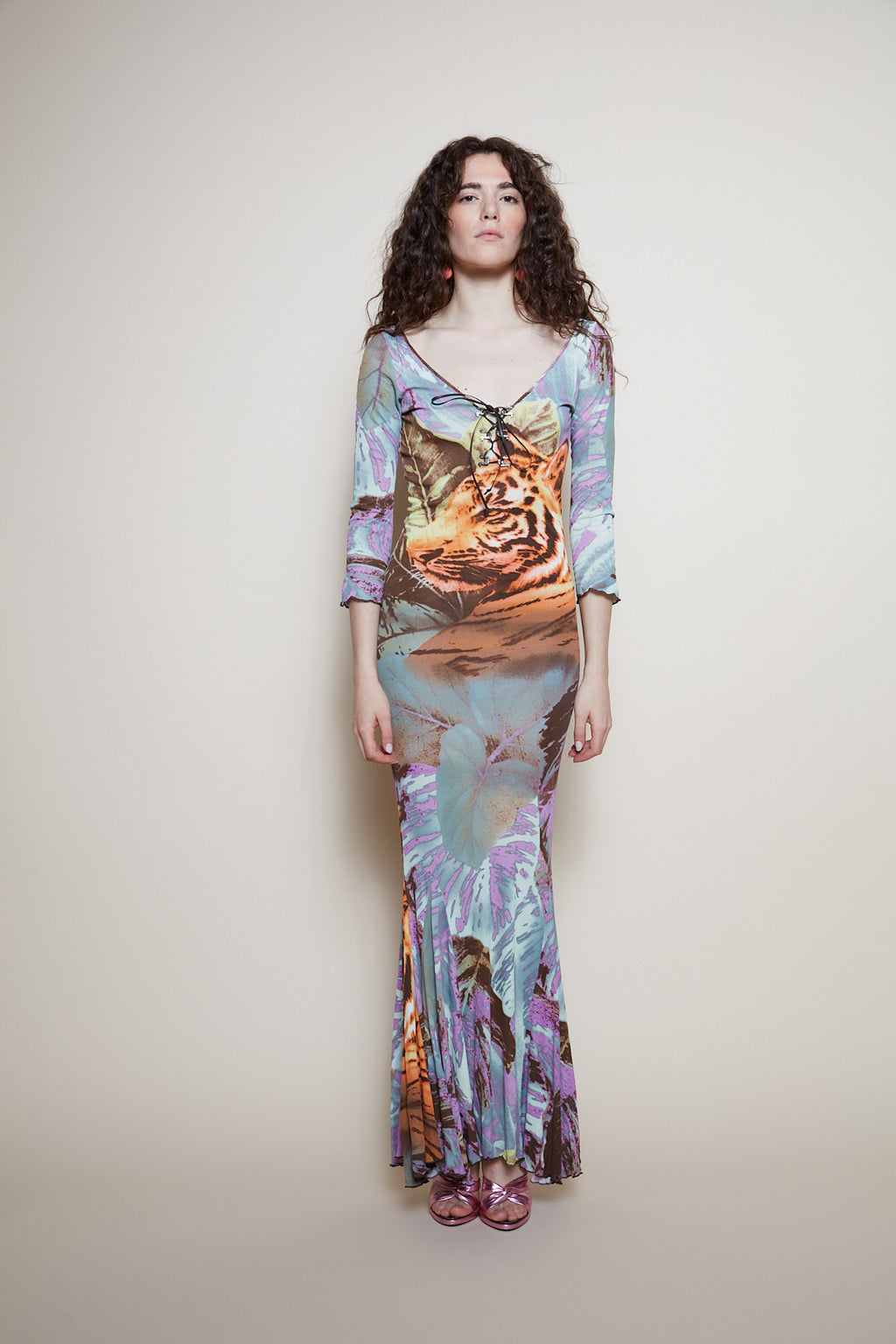 Roberto Cavalli 90s maxi dress