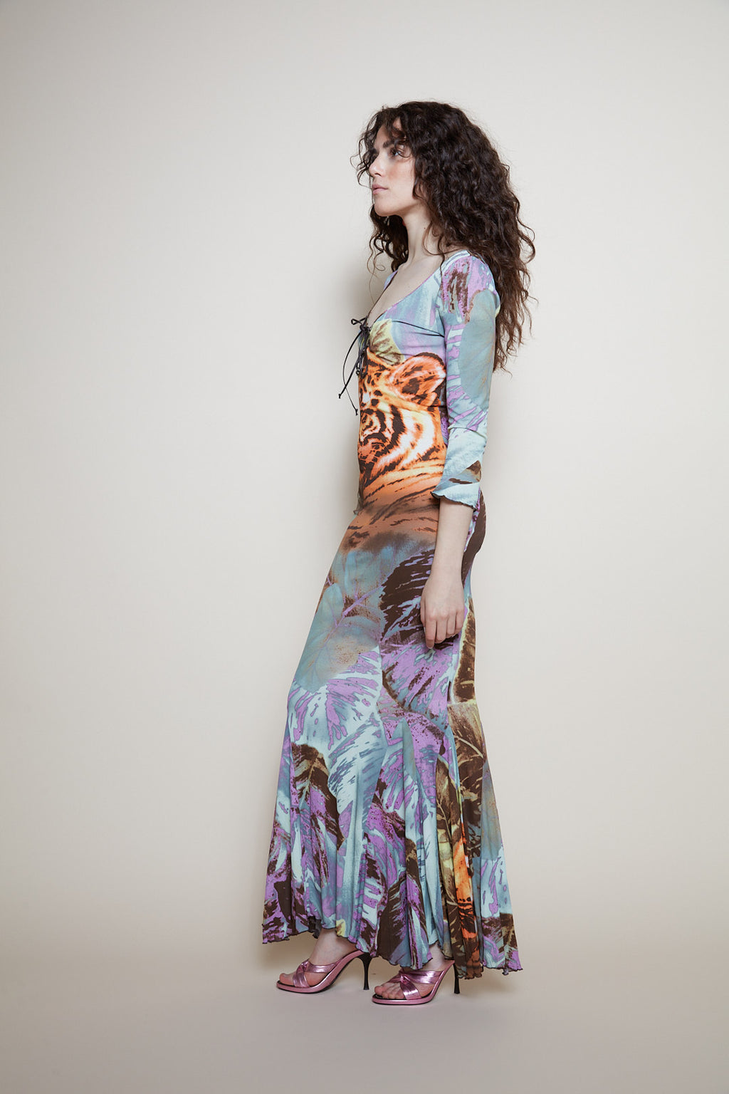 Roberto Cavalli 90s maxi dress
