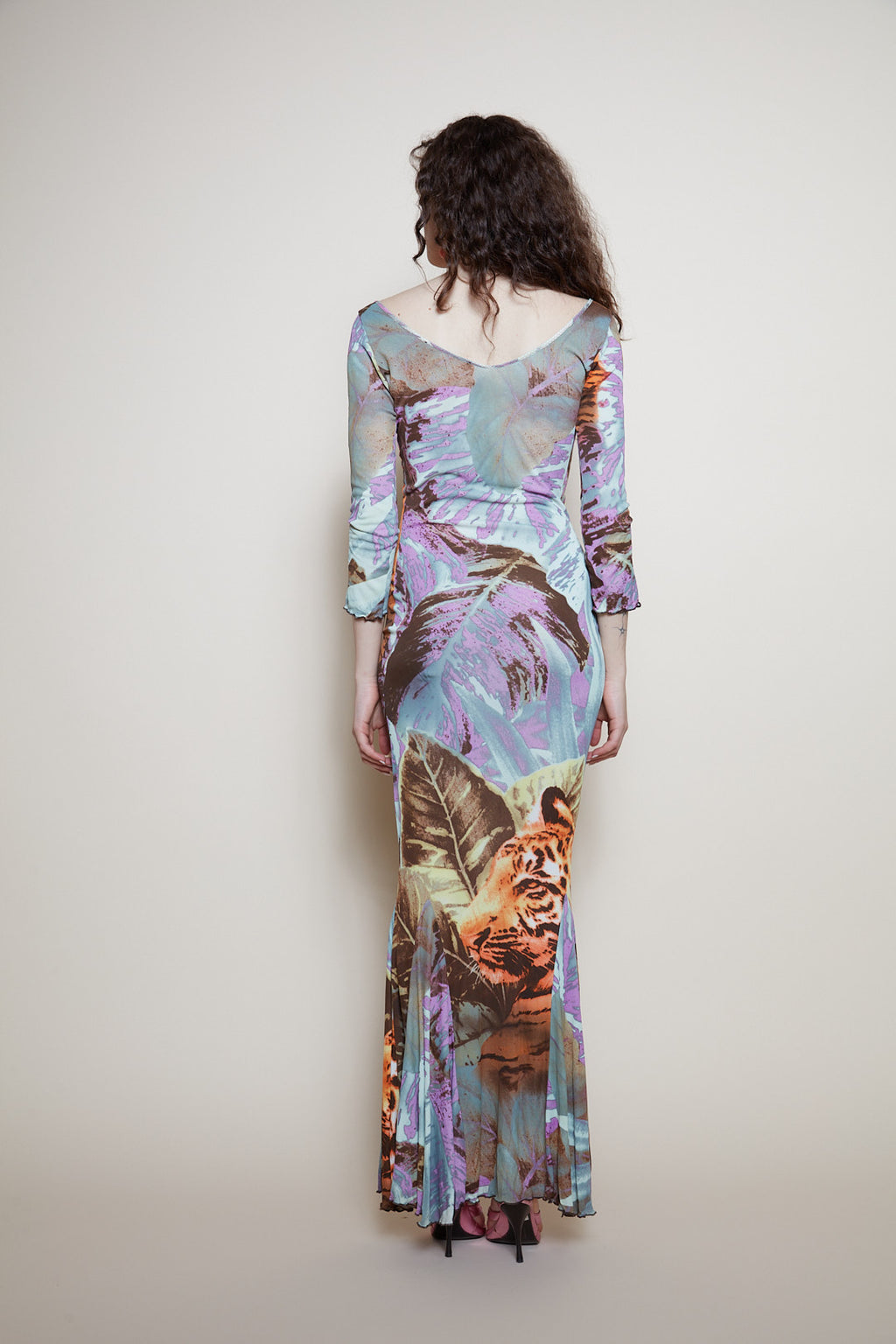 Roberto Cavalli 90s maxi dress