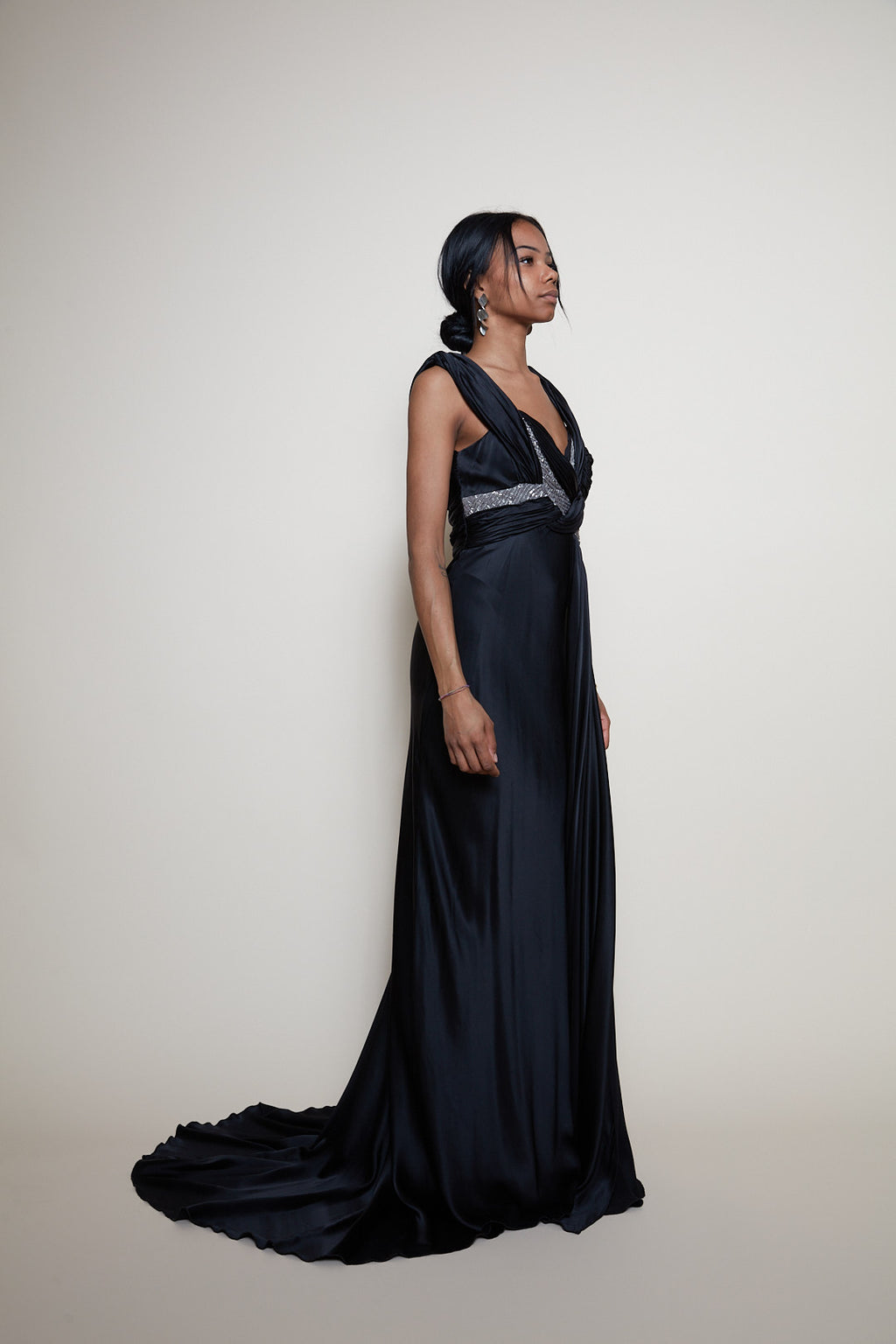 Dina Bar-El 90s maxi silk dress