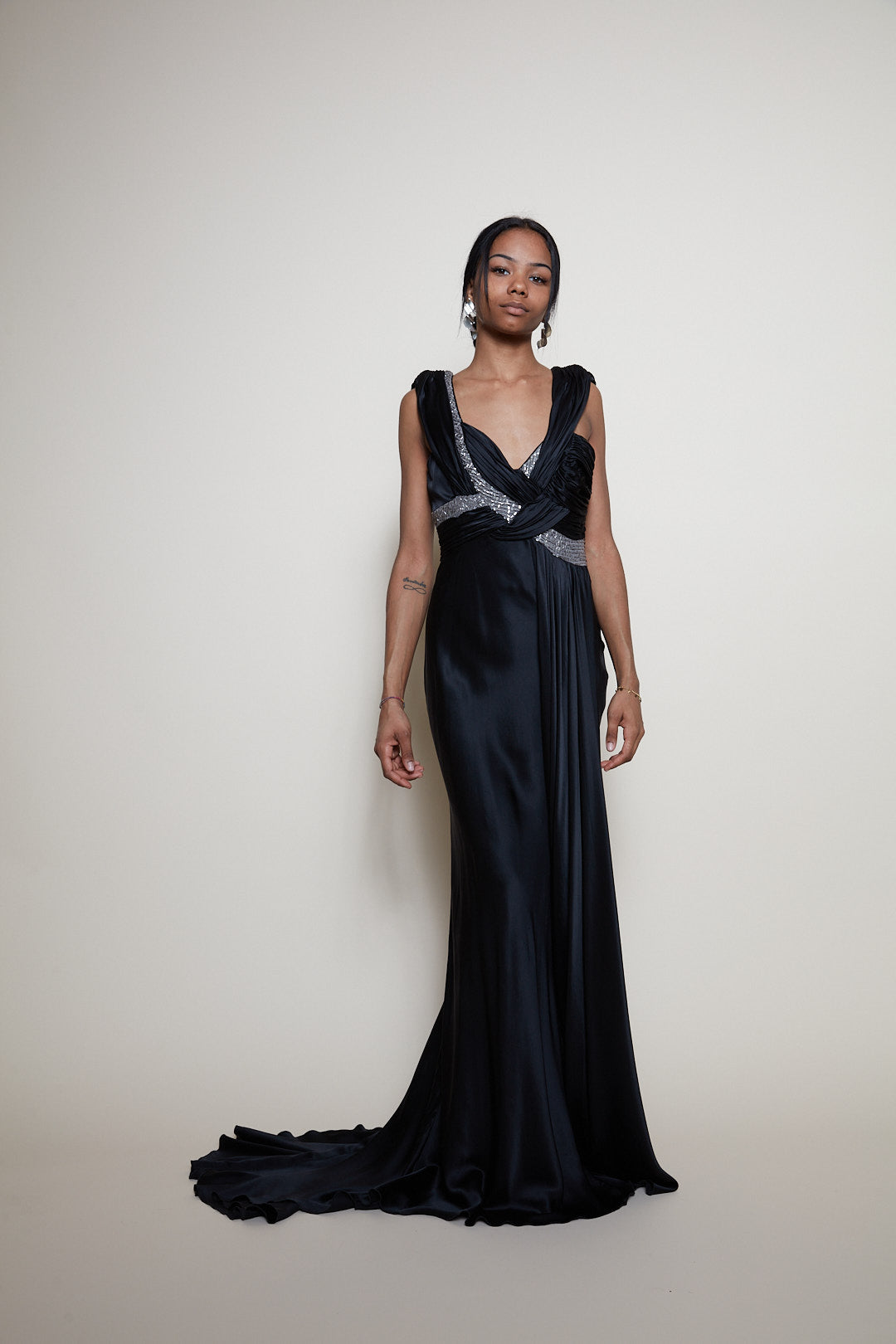 Dina Bar-El 90s maxi silk dress