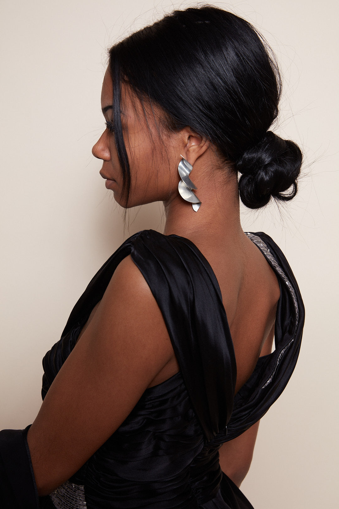 Silver 925 earrings 80s