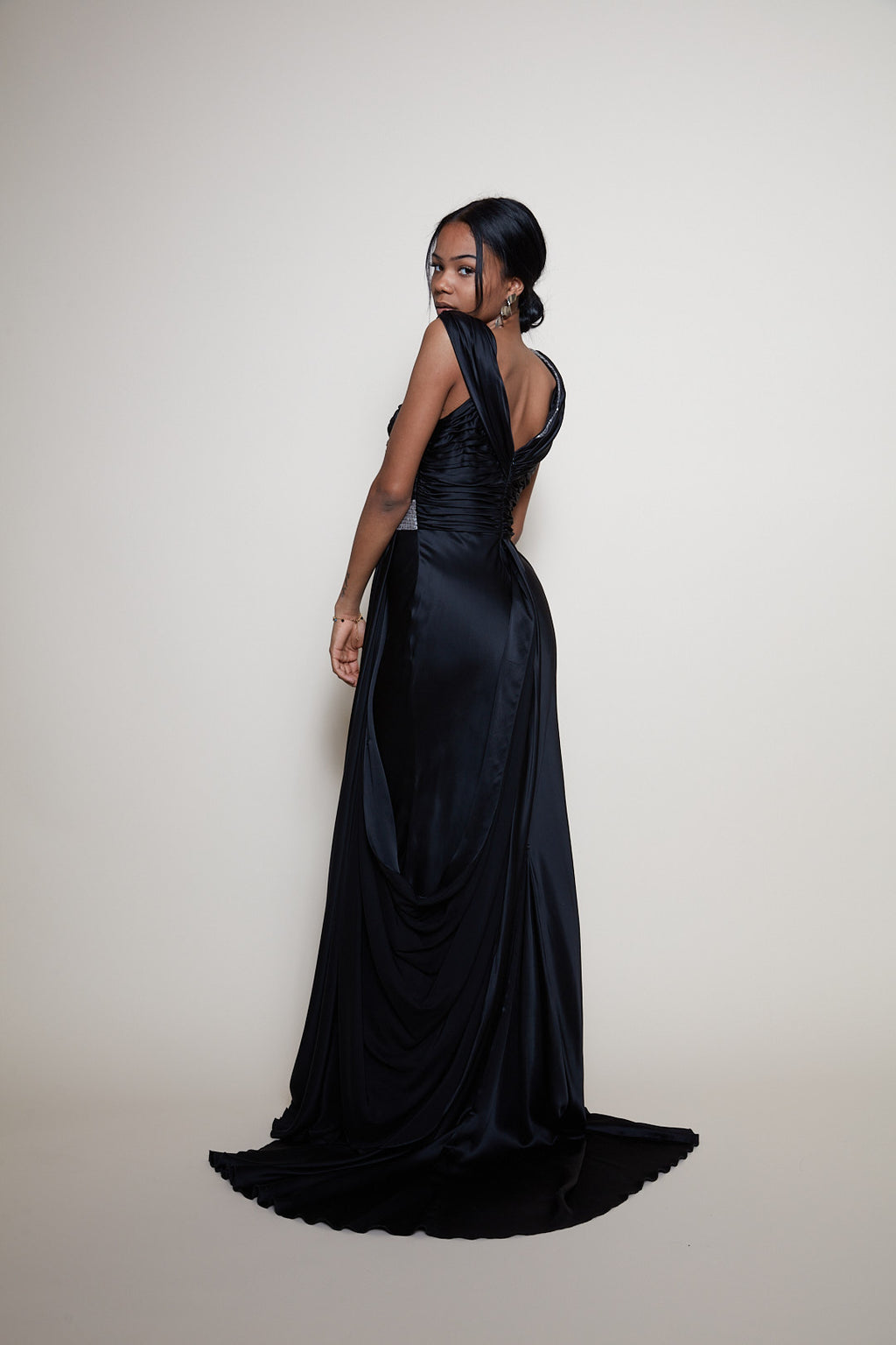 Dina Bar-El 90s maxi silk dress