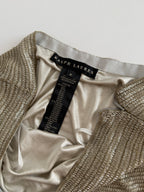 Ralph Lauren golden glass beads skirt