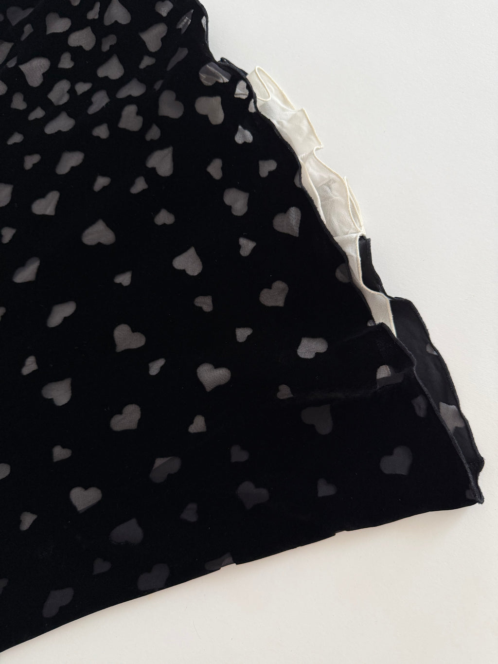 Blumarine velvet love heart dress