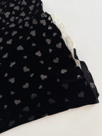 Blumarine velvet love heart dress