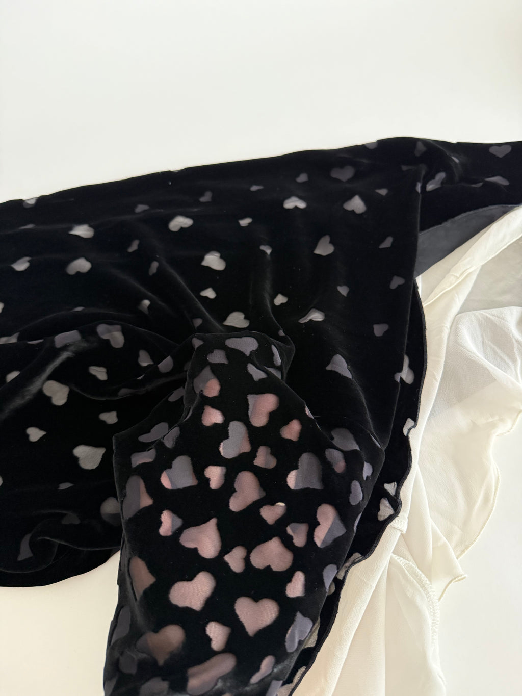 Blumarine velvet love heart dress