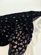 Blumarine velvet love heart dress