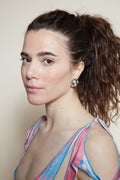 Valentino clip earrings mini pearls 90s