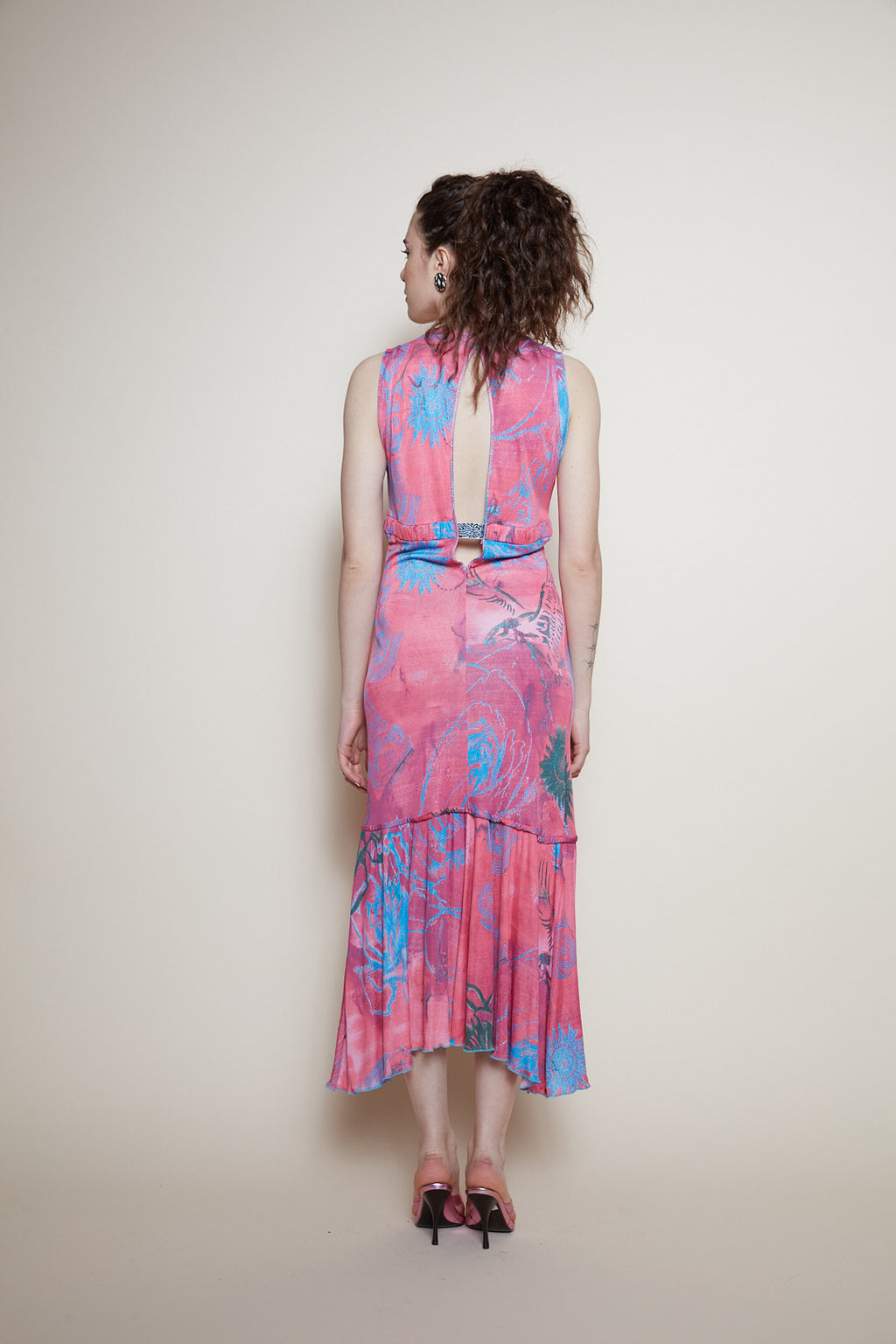 Roberto Cavalli 2003 midi dress
