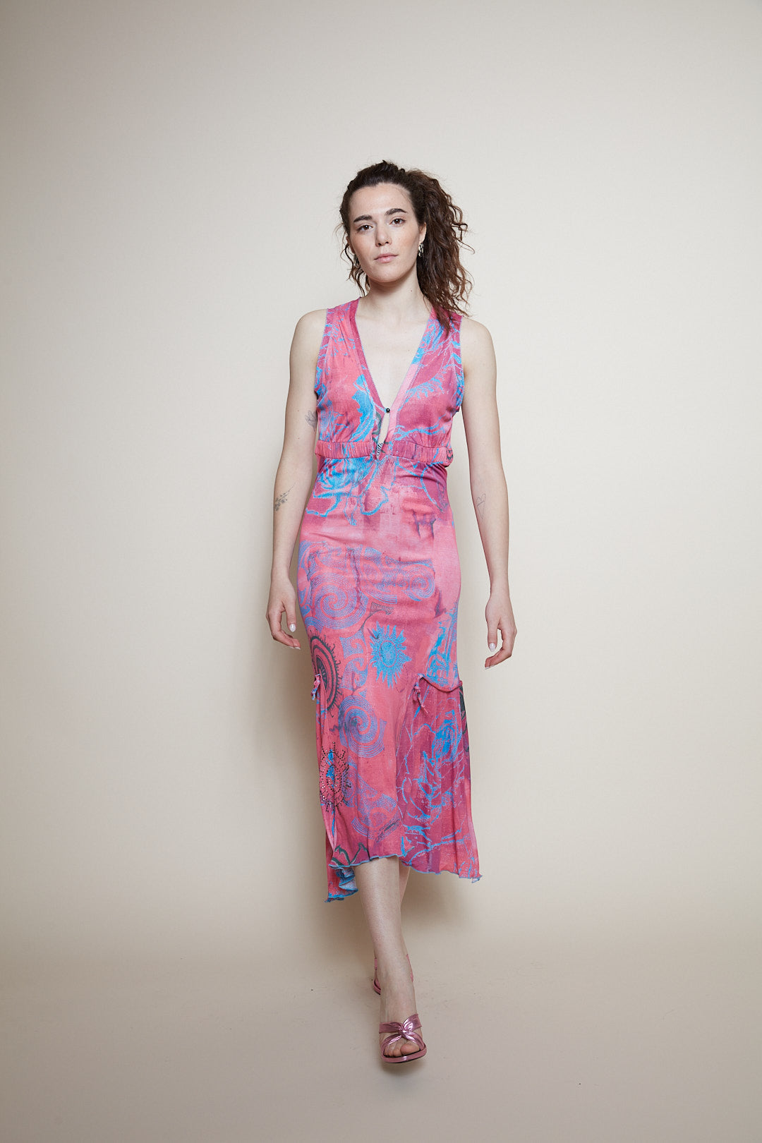 Roberto Cavalli 2003 midi dress