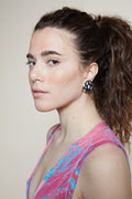 Balenciaga clip earrings 90s