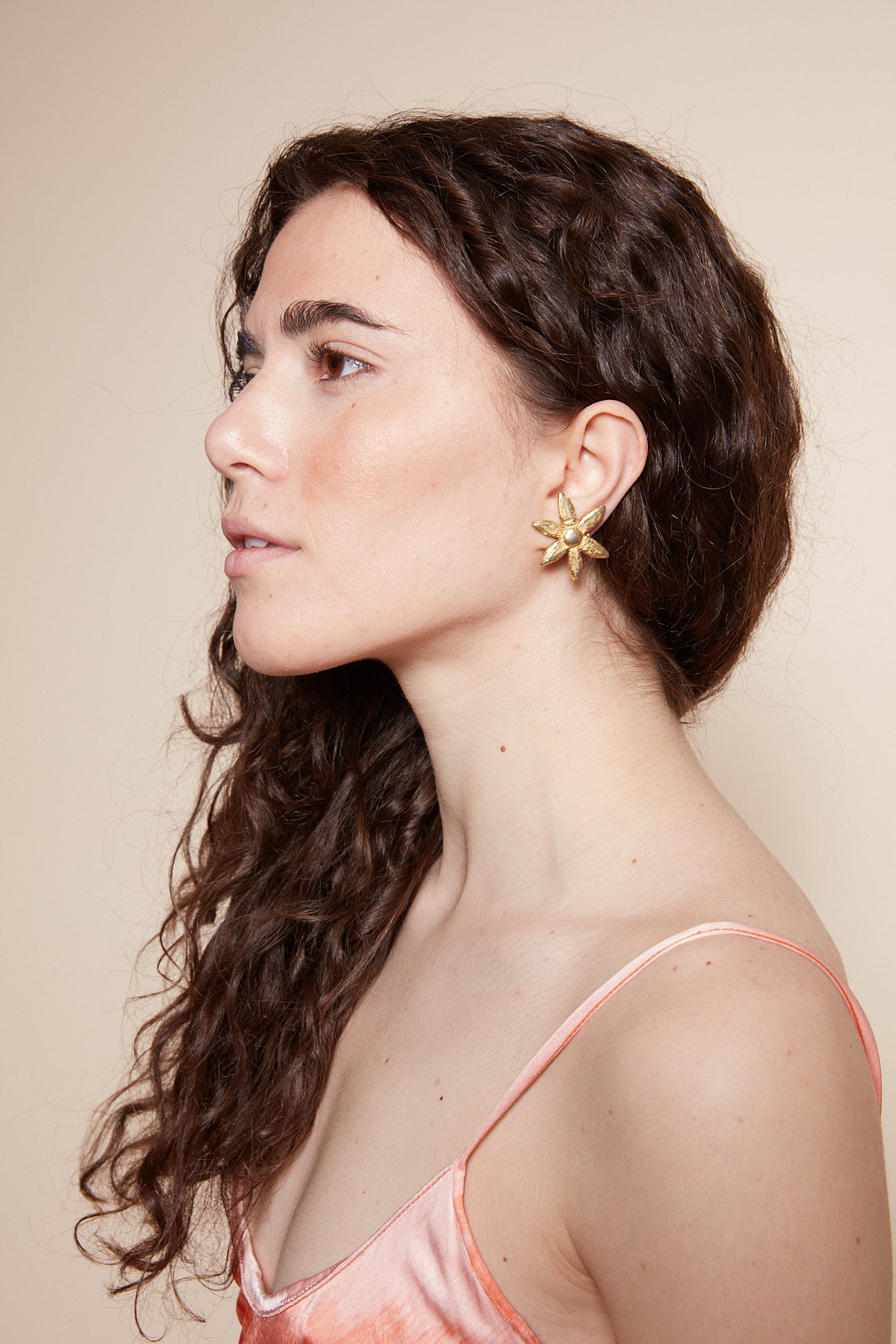 Pierre Cardin gold clip earrings 90s