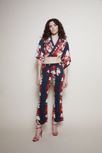 Jean Paul Gaultier 90s floral suit
