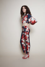 Jean Paul Gaultier 90s floral suit