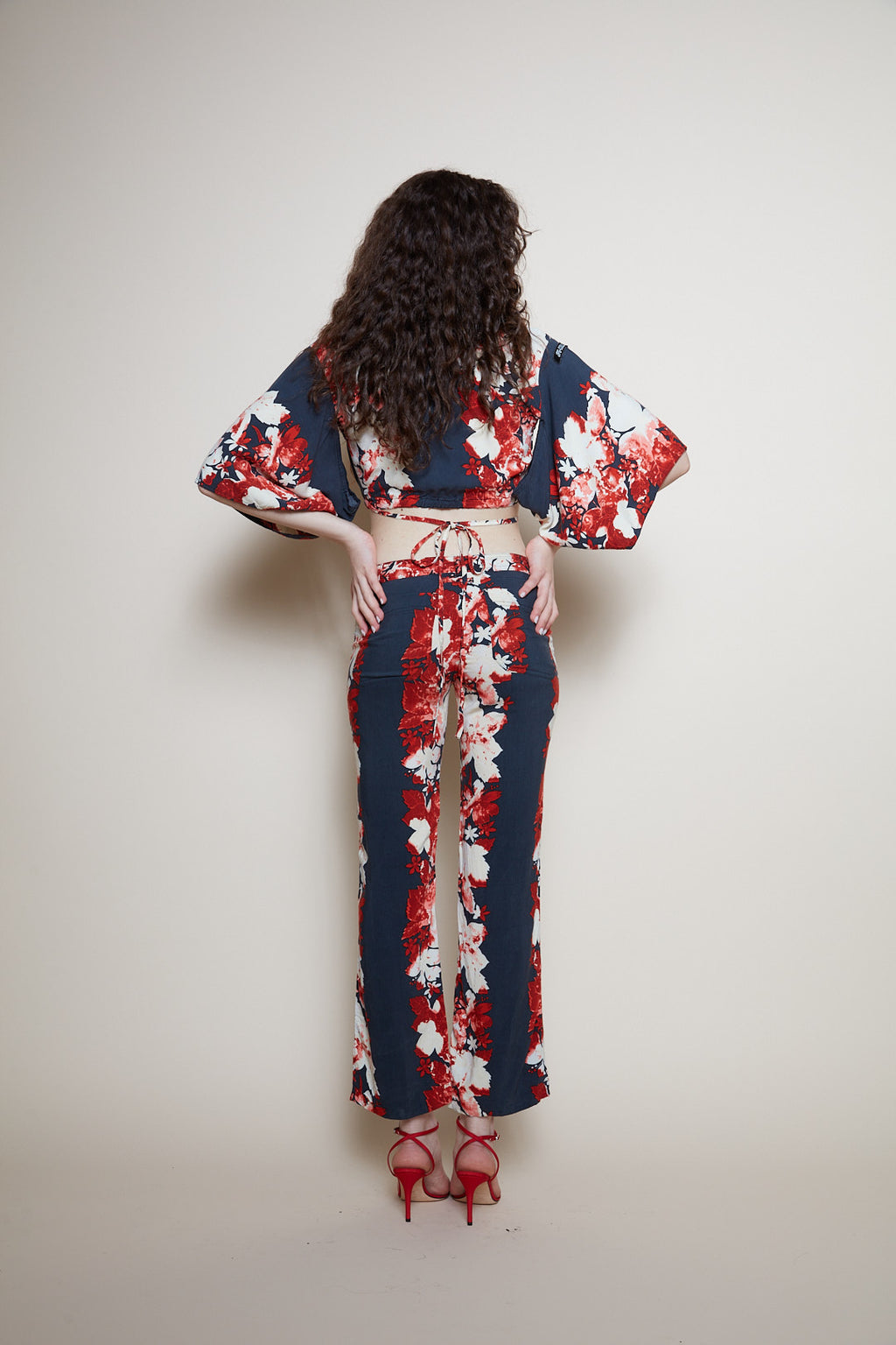 Jean Paul Gaultier 90s floral suit