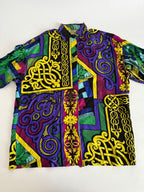Gianni Versace men silk shirt 90s