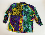 Gianni Versace men silk shirt 90s