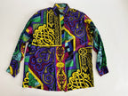 Gianni Versace men silk shirt 90s