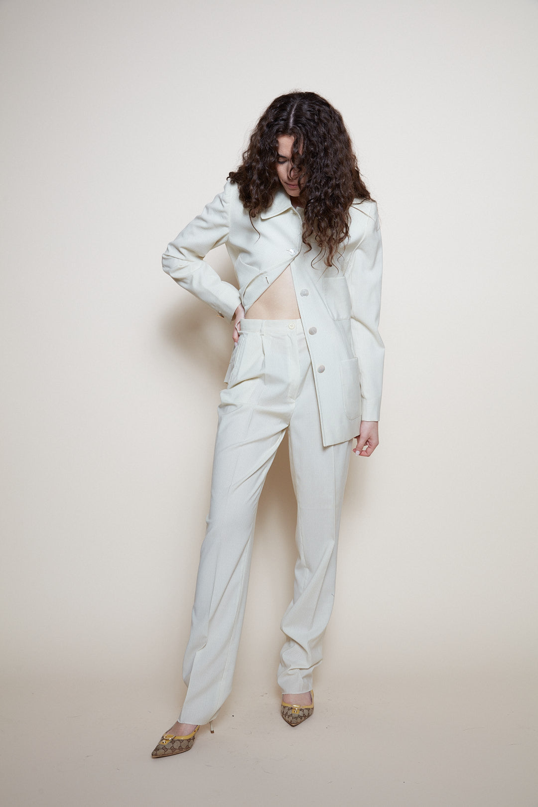 Yves Saint Laurent 80s suit