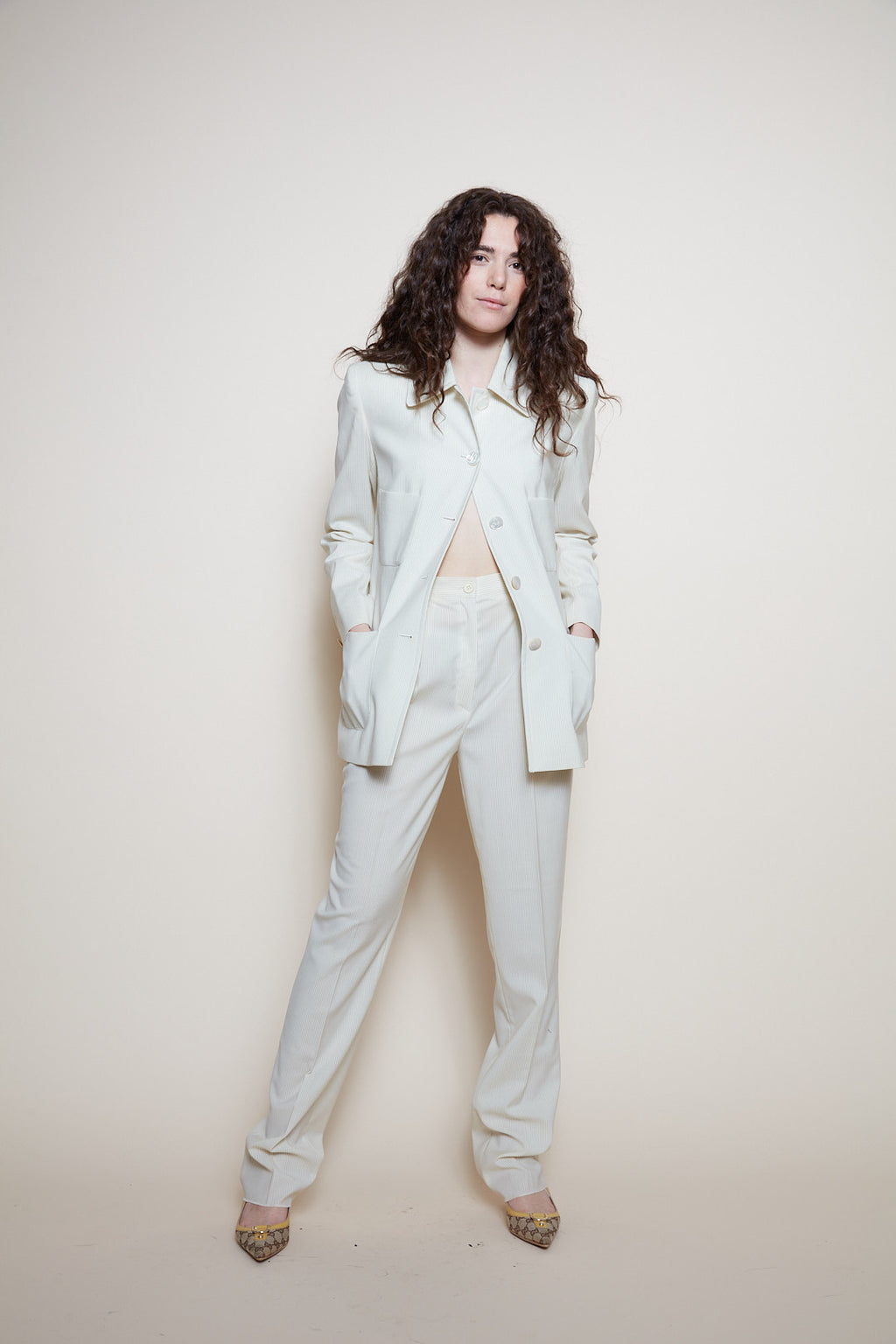 Yves Saint Laurent 80s suit