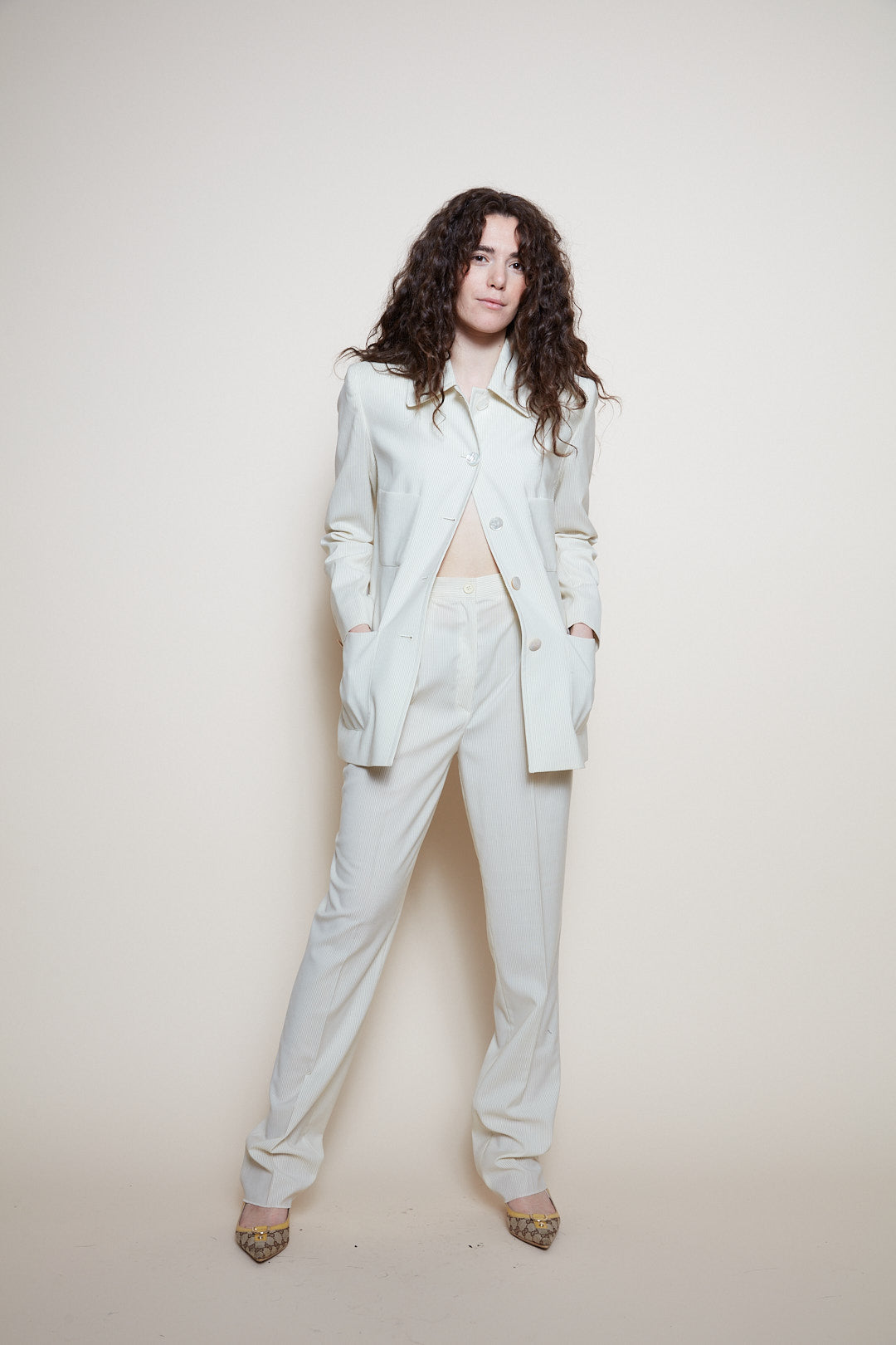 Yves Saint Laurent 80s suit