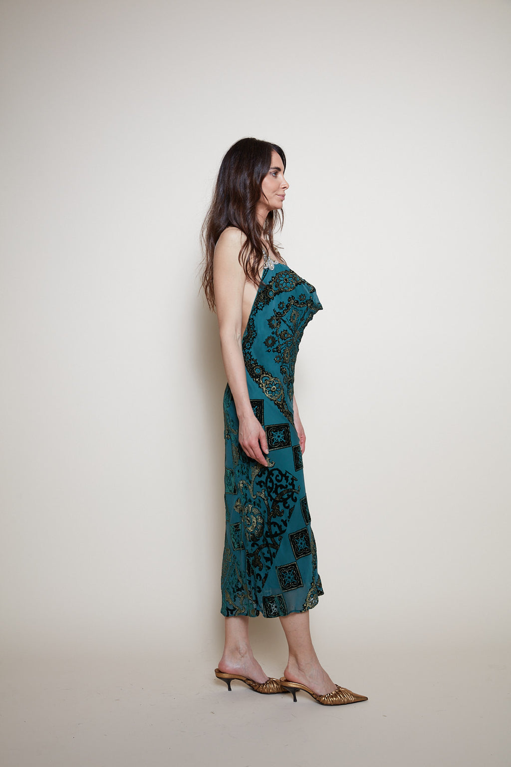 Roberto Cavalli F/W 2004 midi dress