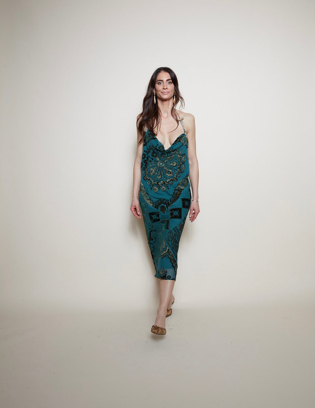 Roberto Cavalli F/W 2004 midi dress