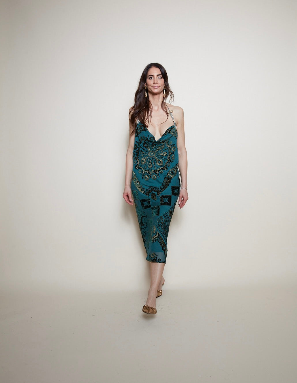 Roberto Cavalli F/W 2004 midi dress