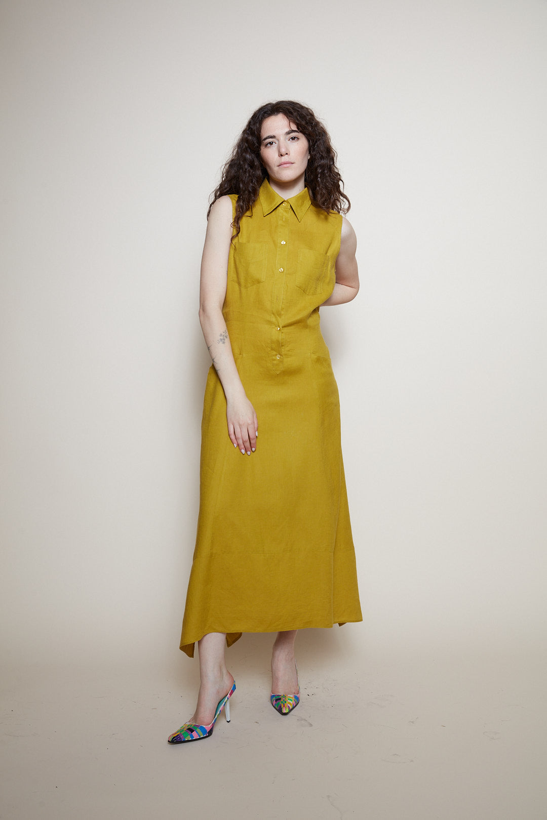Kenzo maxi linen dress