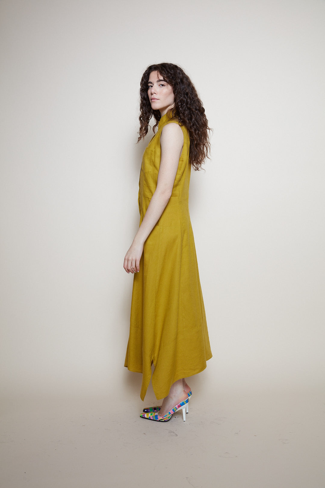 Kenzo maxi linen dress