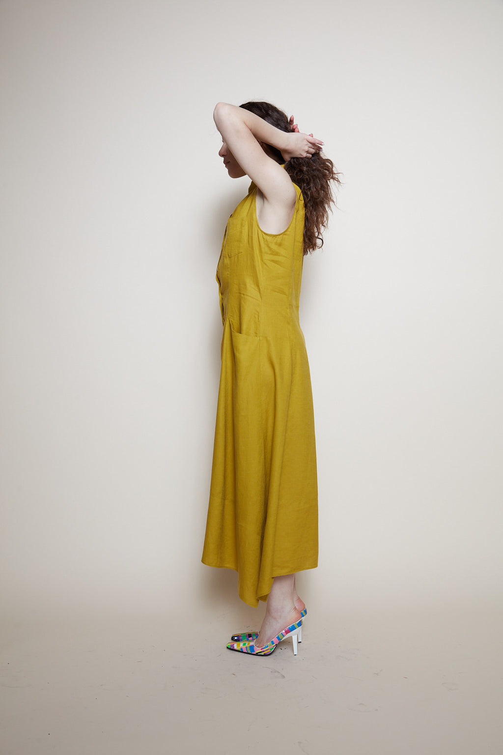 Kenzo maxi linen dress