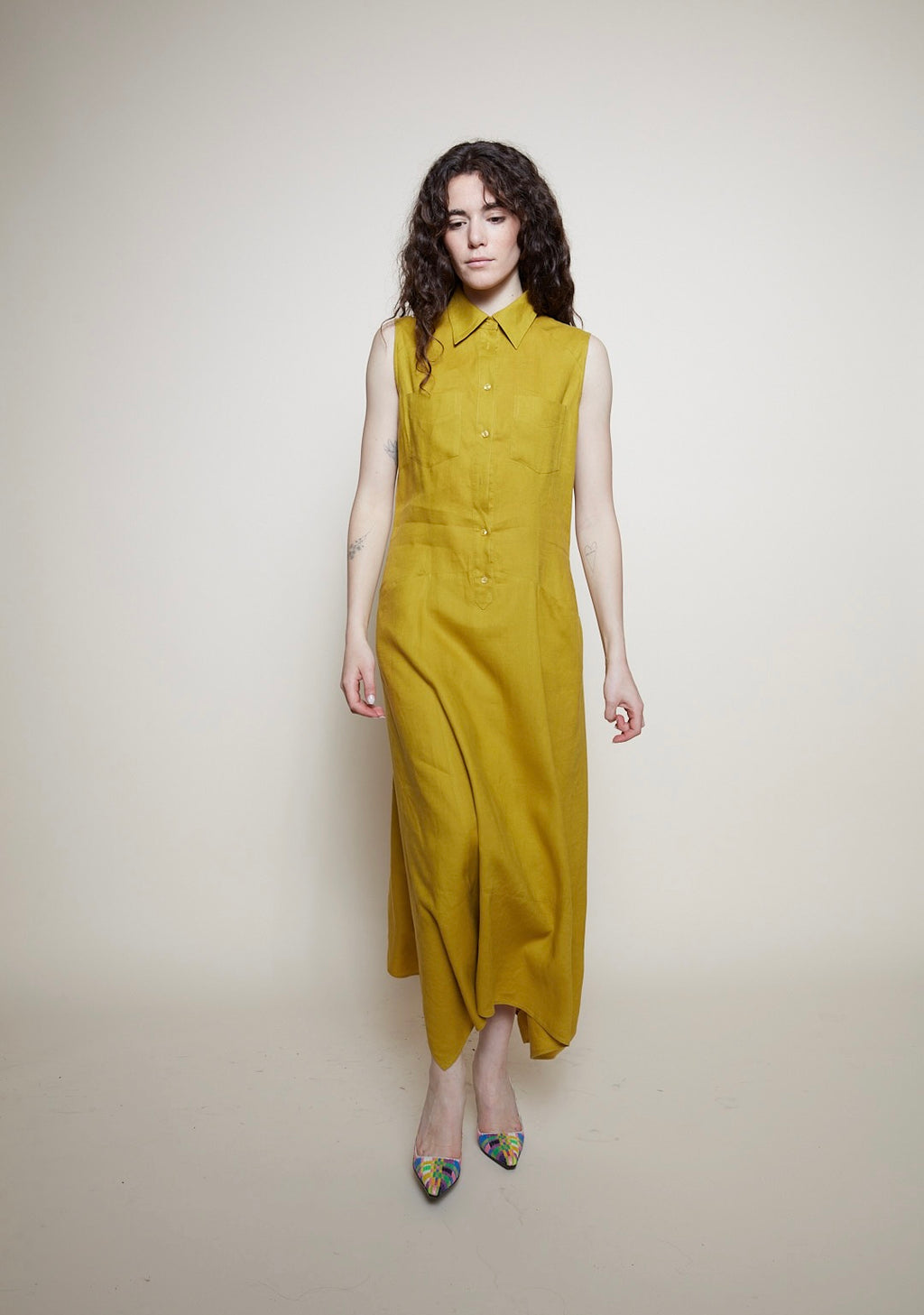Kenzo maxi linen dress
