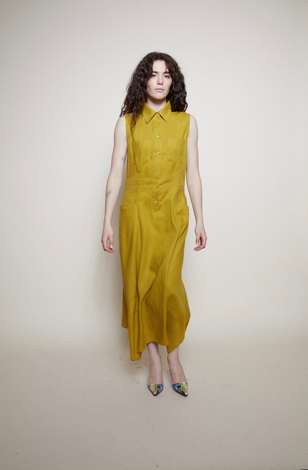 Kenzo maxi linen dress