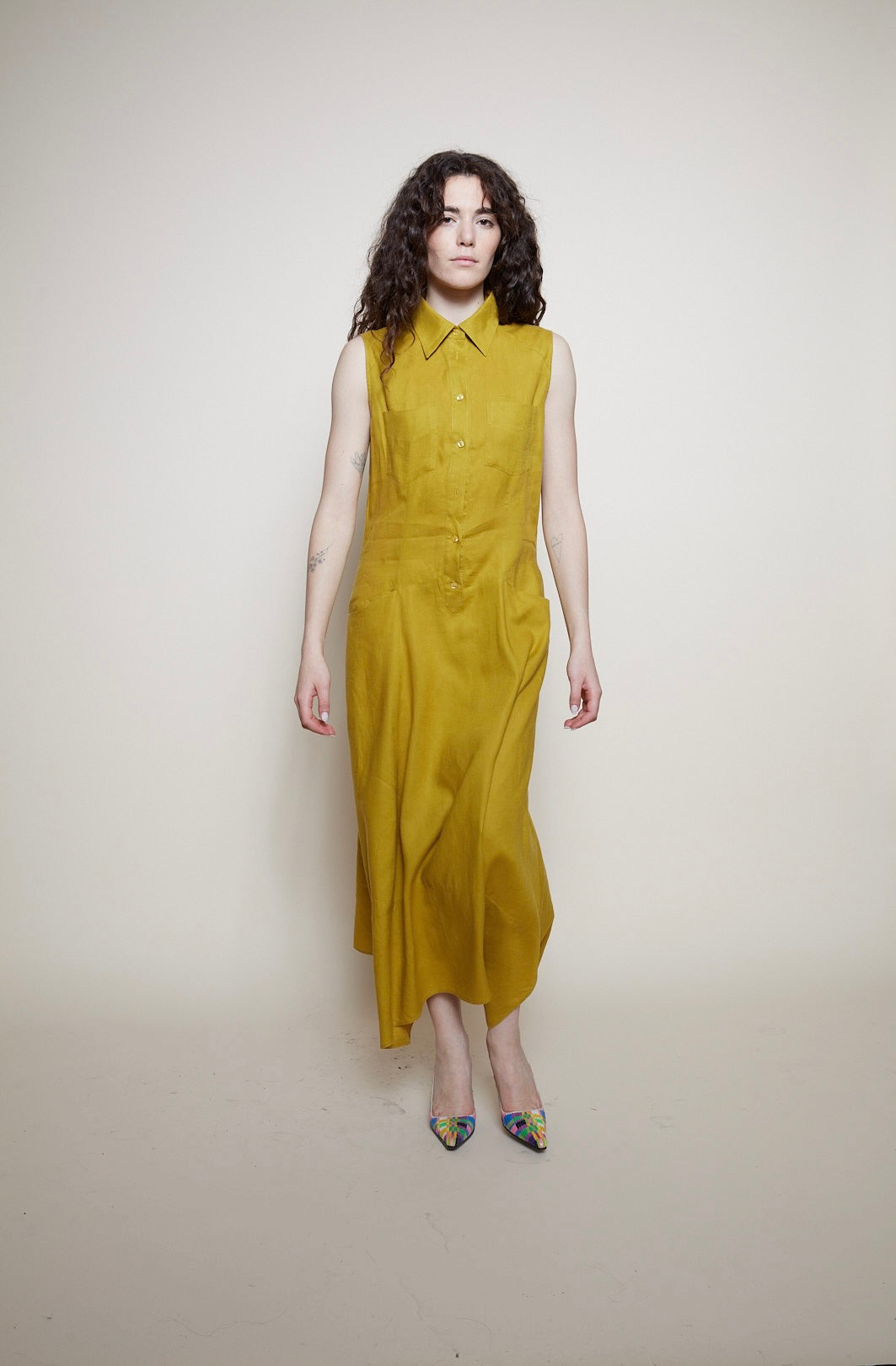 Kenzo maxi linen dress