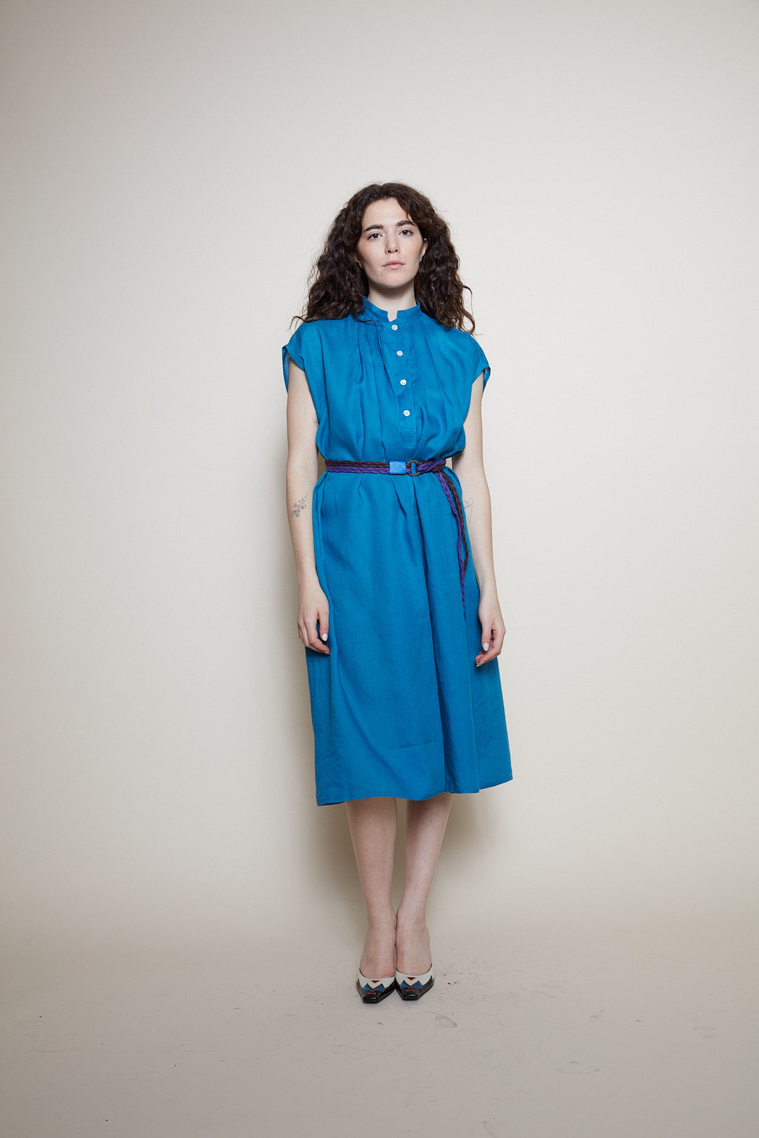 Pennyblack linen blue dress