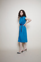 Pennyblack linen blue dress