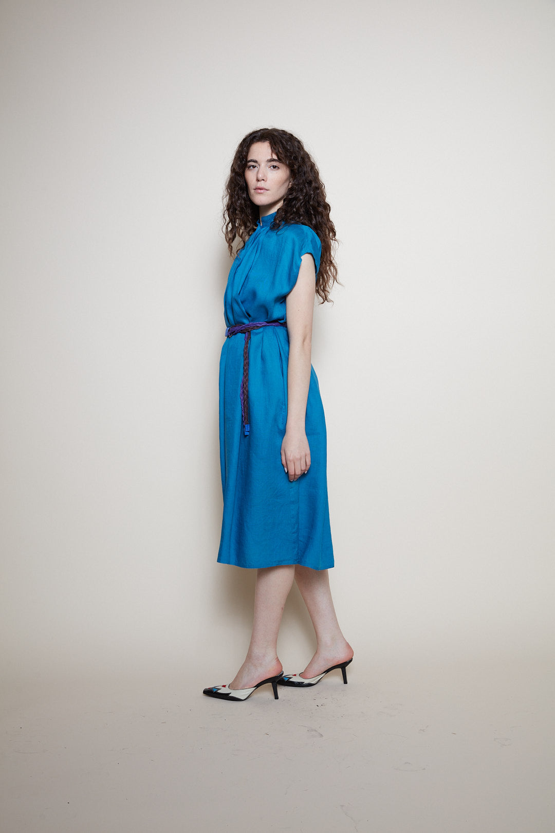 Pennyblack linen blue dress
