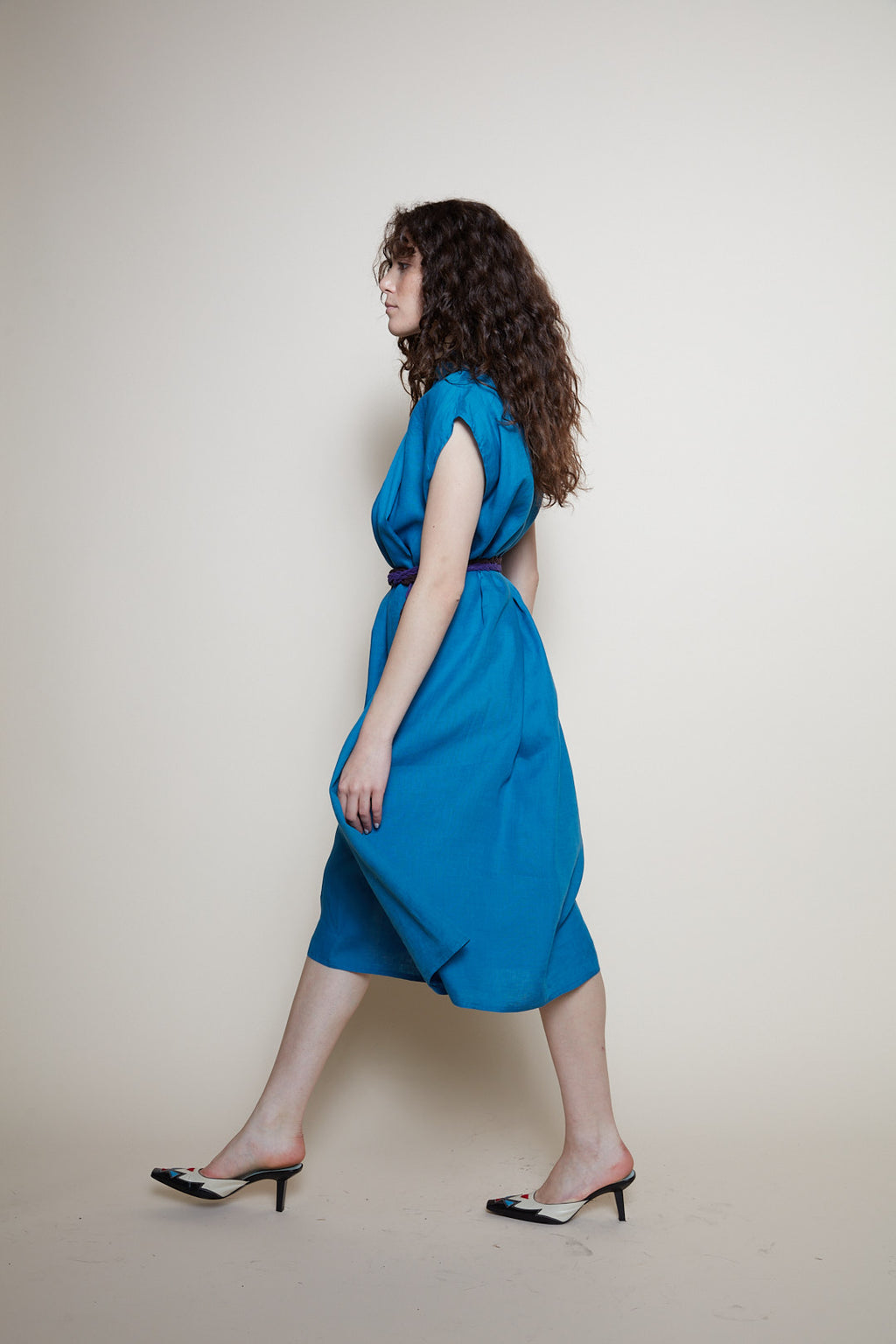 Pennyblack linen blue dress